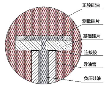 硅傳感器的結(jié)構(gòu)示意圖 硅傳感器的結(jié)構(gòu)示意圖
